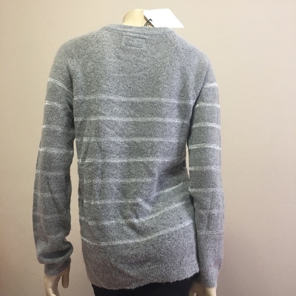 Current/Elliott - The Victor Metallic Stripe Knit - Picture 3 of 8